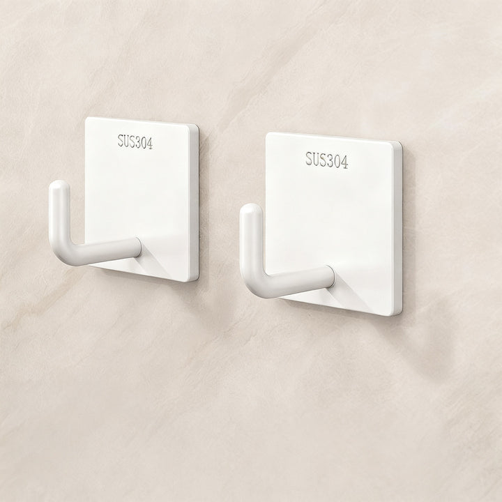 Stainless steel adhesive hooks with strong hold