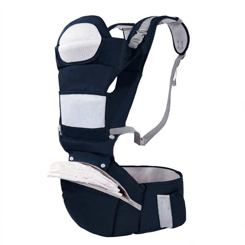 Baby carrier and hip seat, 0–40 months