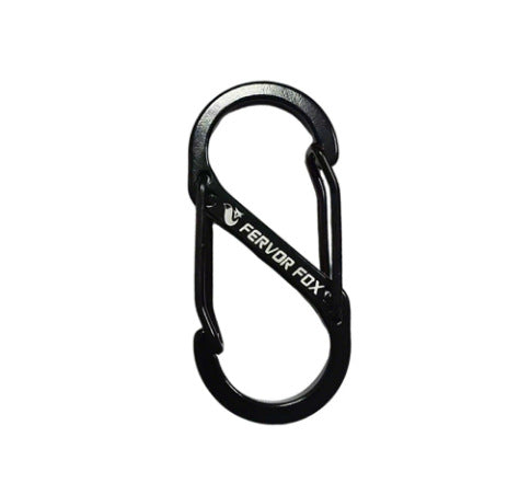 Safety carabiner made of carbon steel