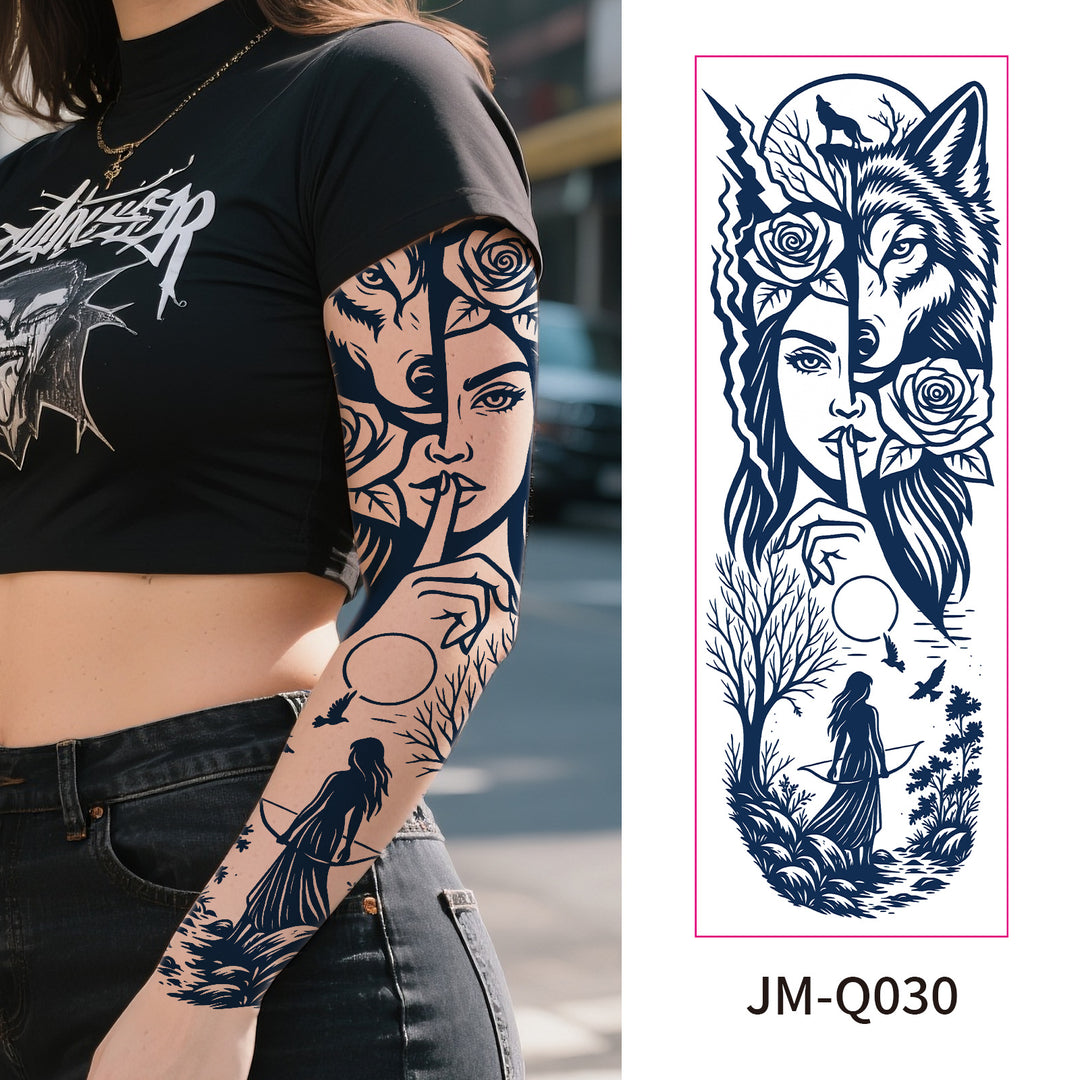 Temporary tattoo stickers, various designs