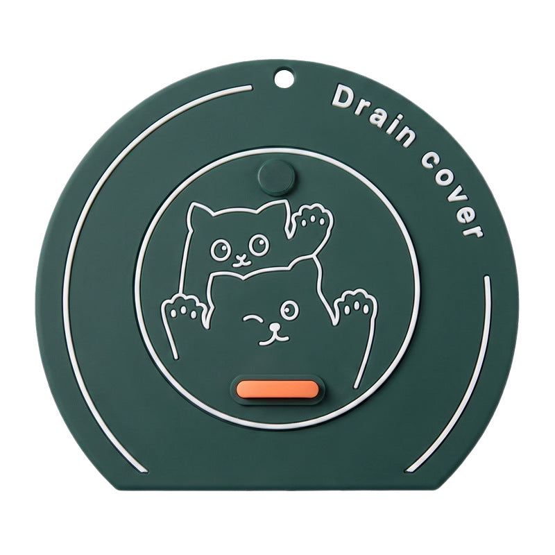 PVC floor drain mat, odor-tight