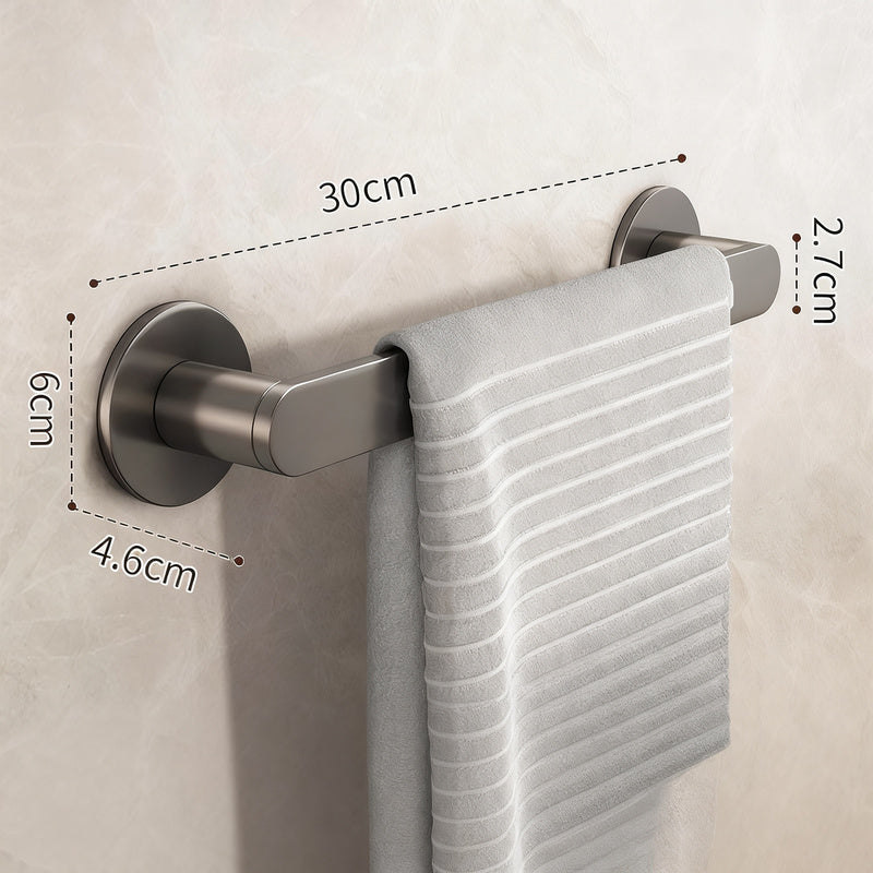 Wall-mounted towel bar without drilling
