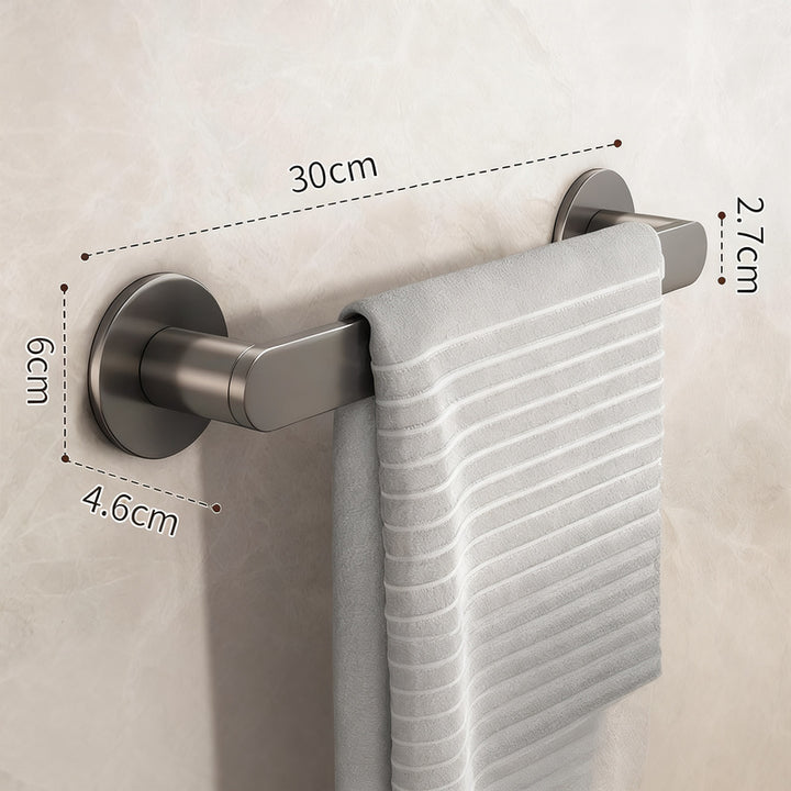 Wall-mounted towel bar without drilling