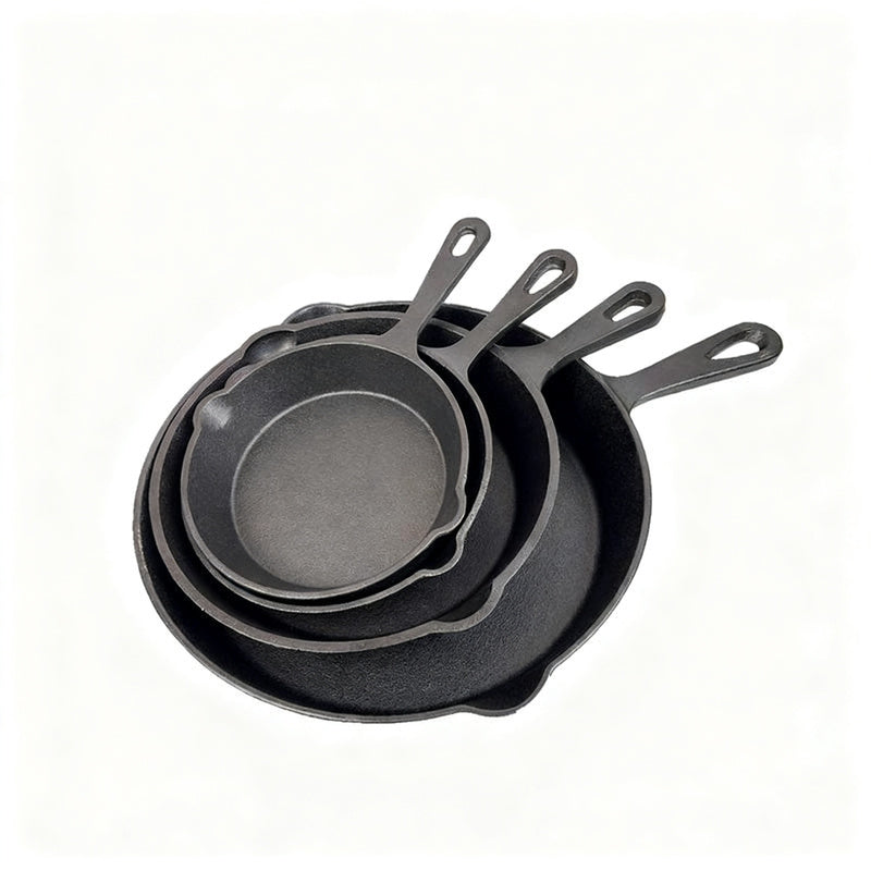Cast Iron Frying Pan Set, 5-piece