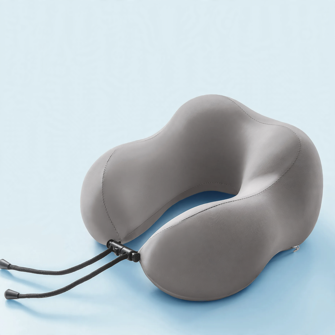 U-shaped memory foam neck pillow for travel