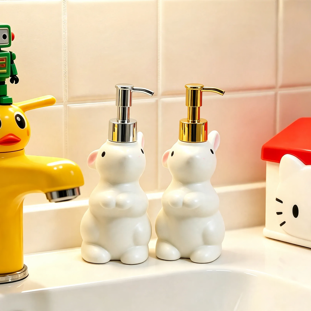 Cute Bunny Pump Bottle, 200 ml