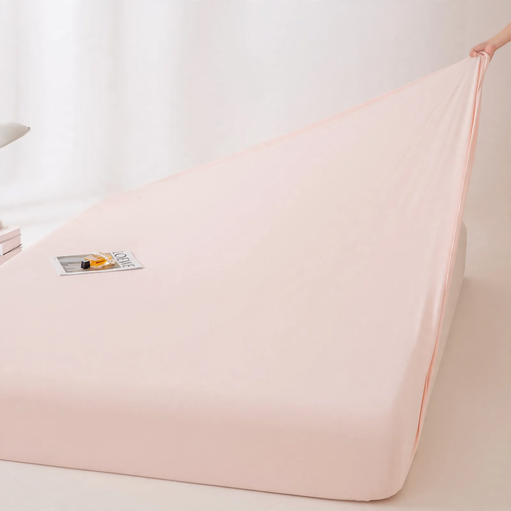 Summer fitted sheet with cooling effect, 0.9 m