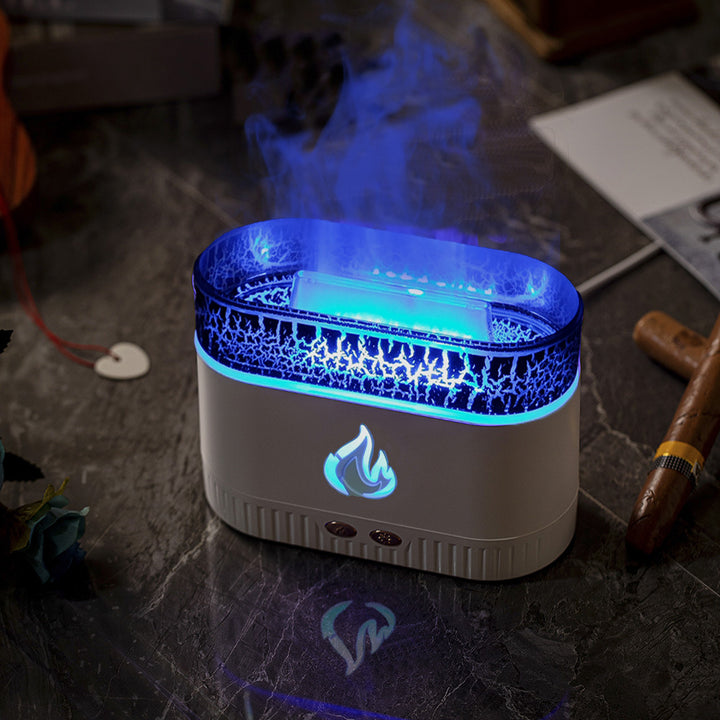 Aromatherapy diffuser with lava lamp design, 200 ml