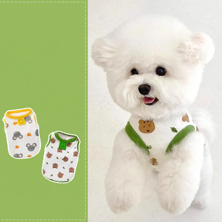 Breathable summer tank top for small dogs