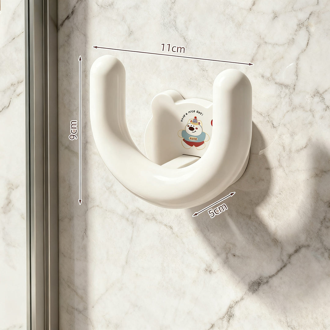 Bathroom slipper wall holder, self-adhesive