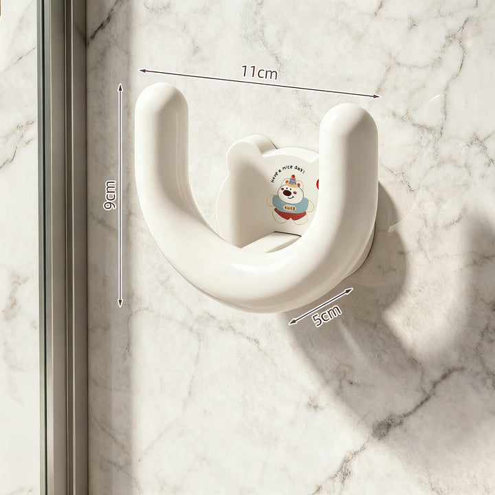 Bathroom slipper wall holder, self-adhesive