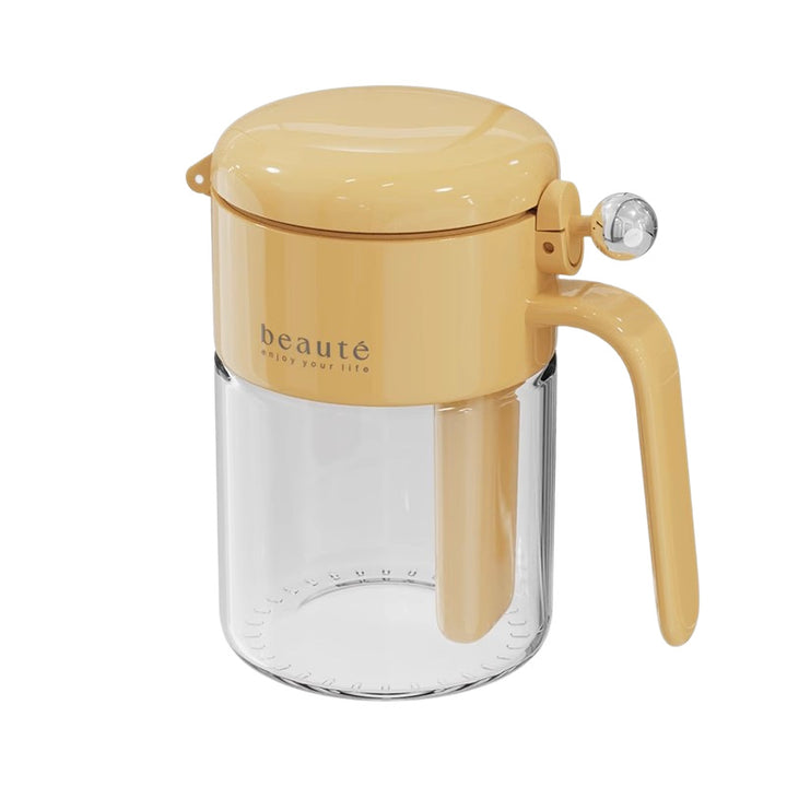 Spice jar with press lid, airtight sealed