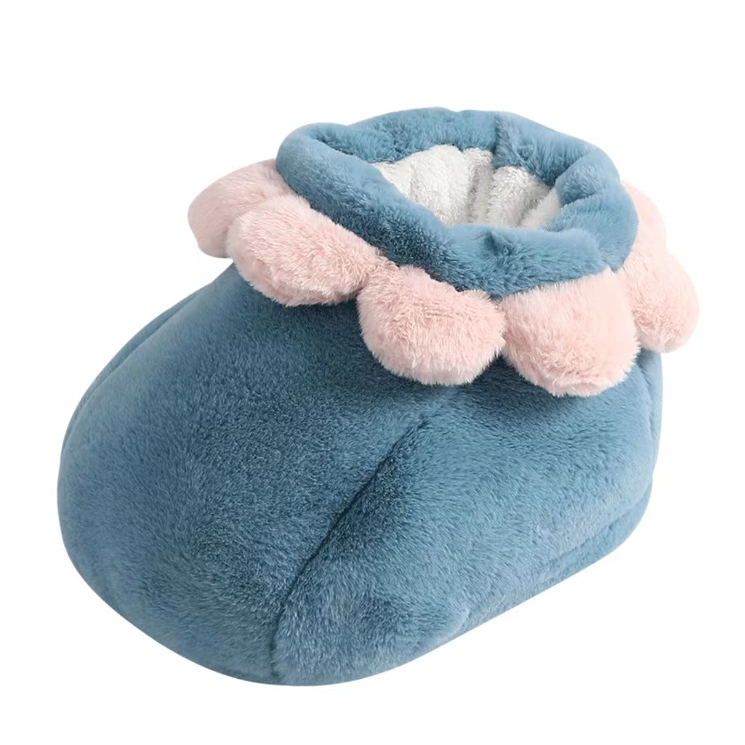 Electric foot warmer with massage function
