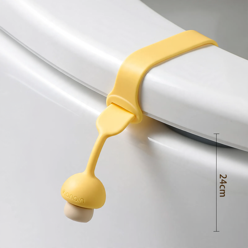 Silicone toilet seat lifter