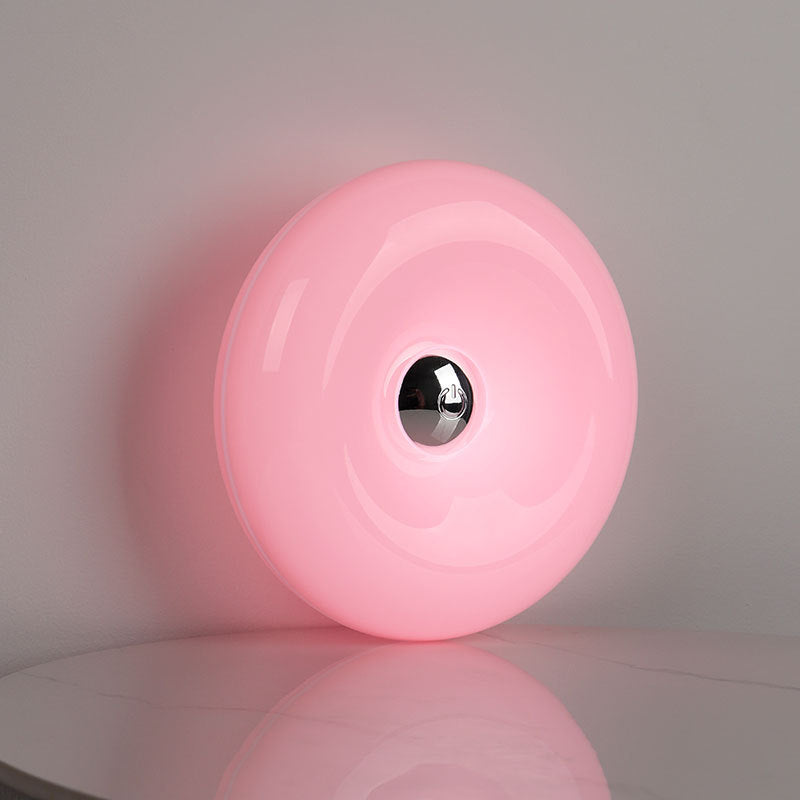 Donut table lamp with touch switch, 22.5 × 15 × 7 cm