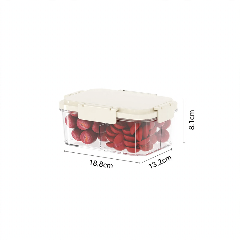 Fresh-keeping box with cooling element and drip tray