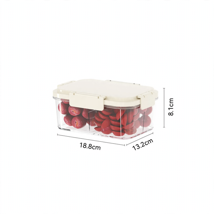 Fresh-keeping box with cooling element and drip tray