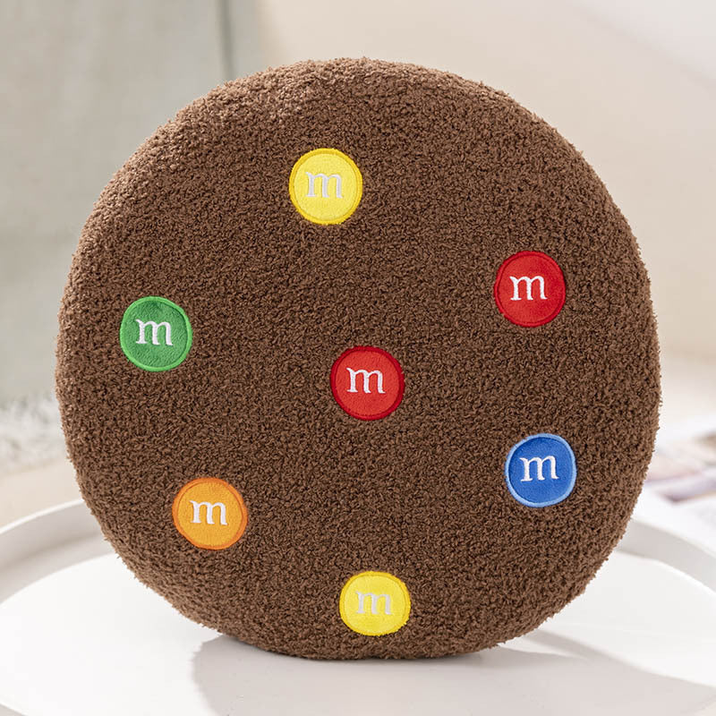 Plush cushion in food shape, 10–36 cm
