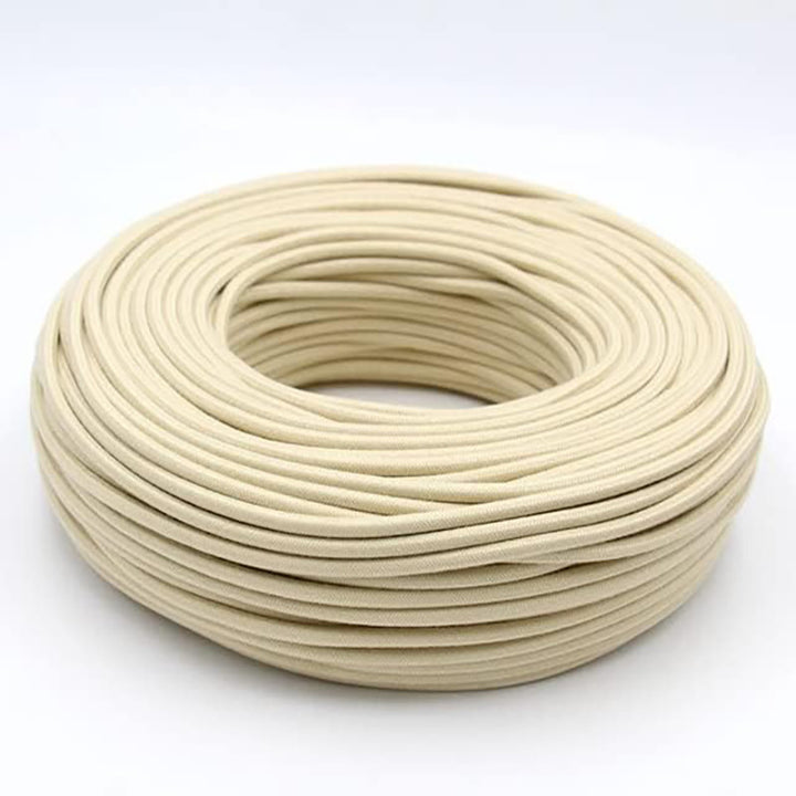 Textile-encased power cable 2×0.75 mm²