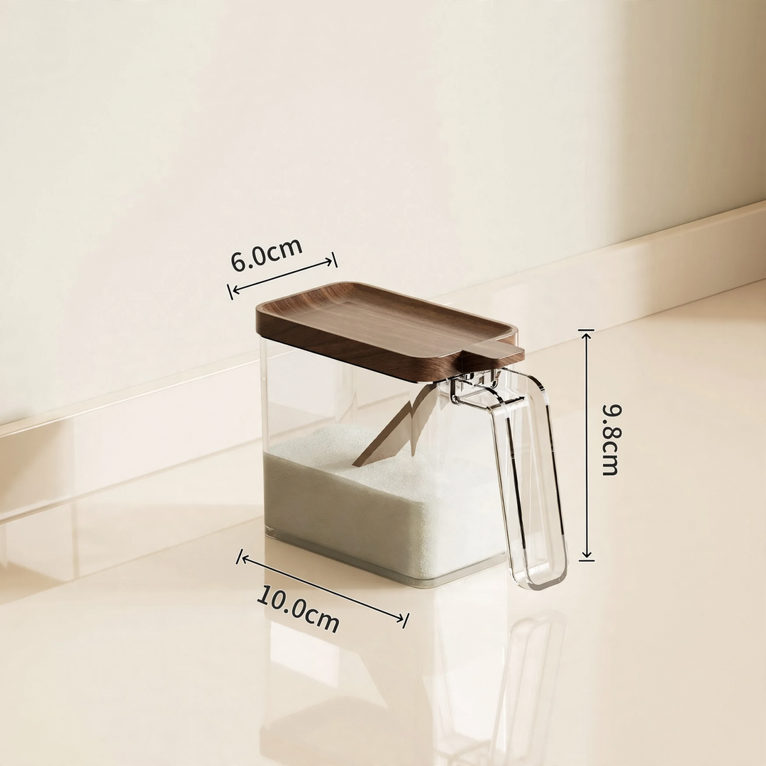Wall-mounted spice rack without drilling