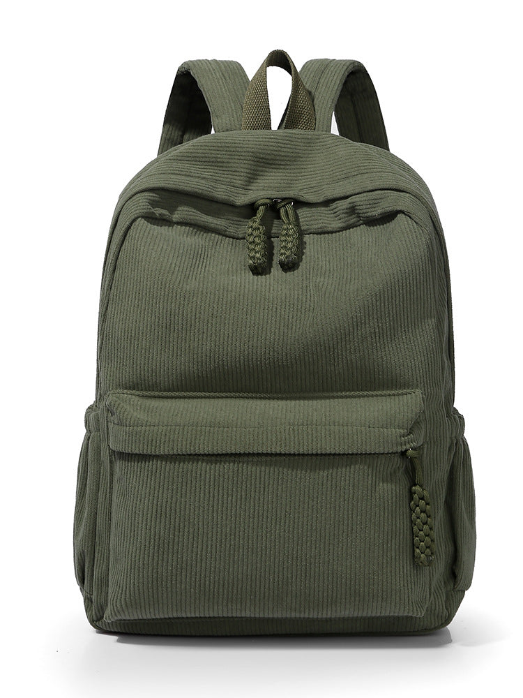 Cord backpack for university and travel