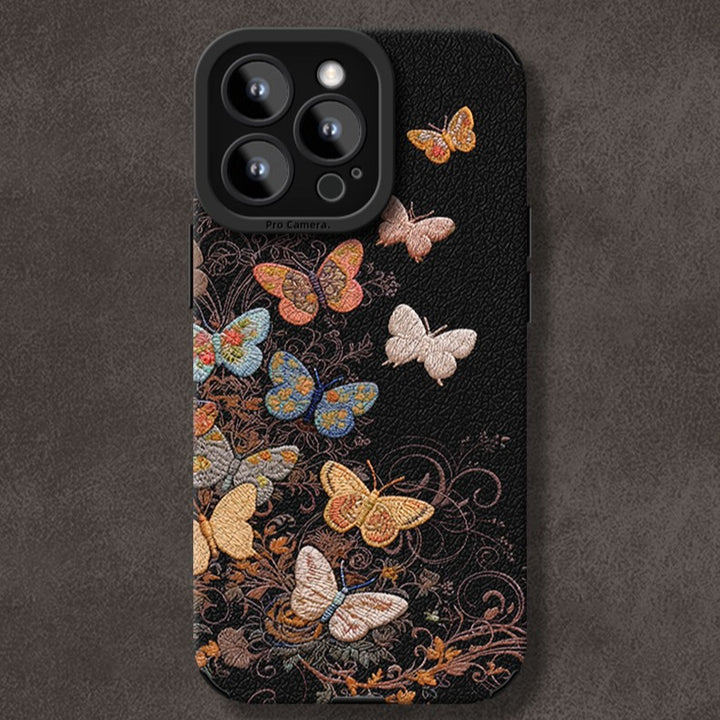 Leather smartphone case