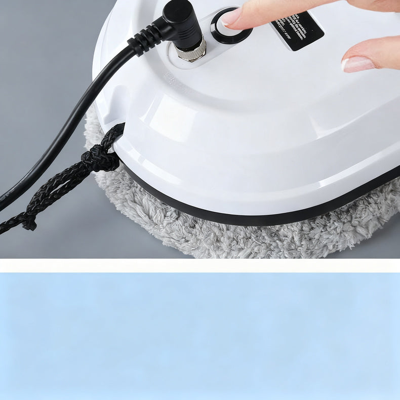 Window cleaning robot with spray function