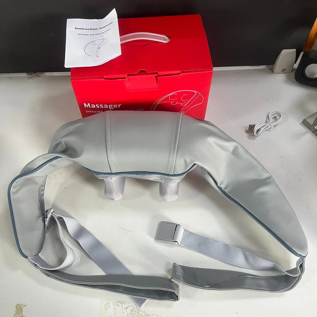 Neck massager with heating function, model 001