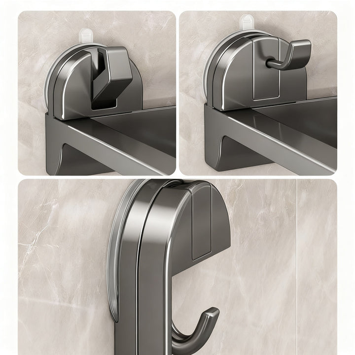 Suction Cup Bathtub Shelf made of Aluminum