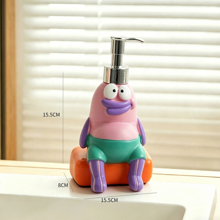 Fish soap dispenser with pump closure, 300 ml