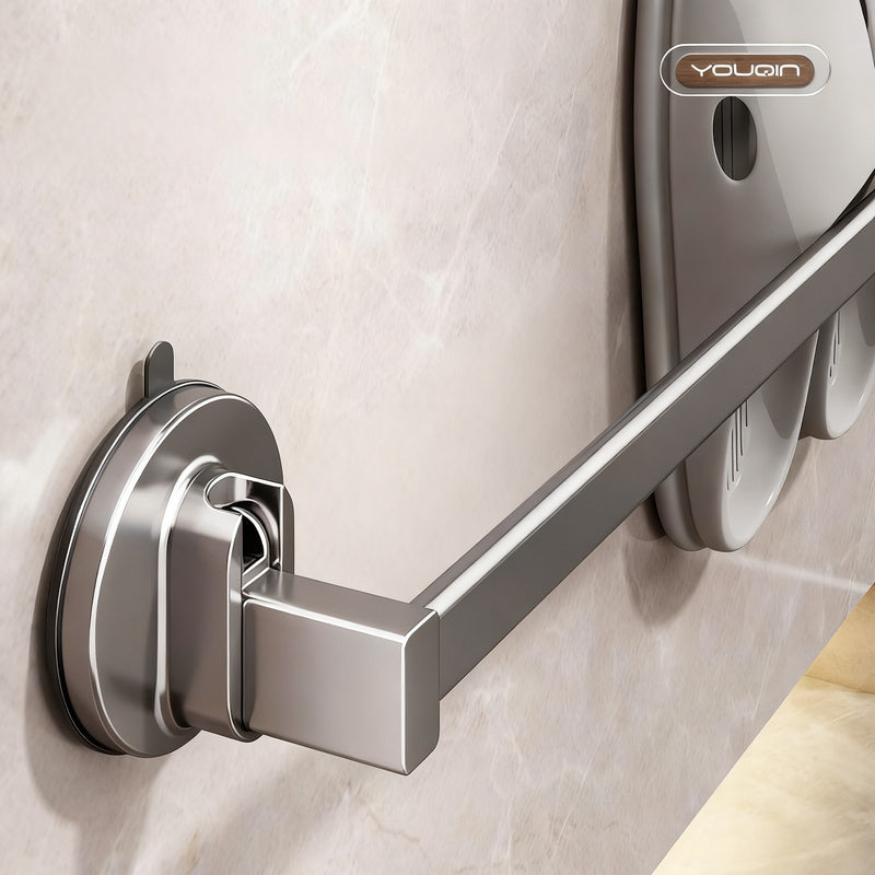 Wall-mounted slipper rack made of space aluminum