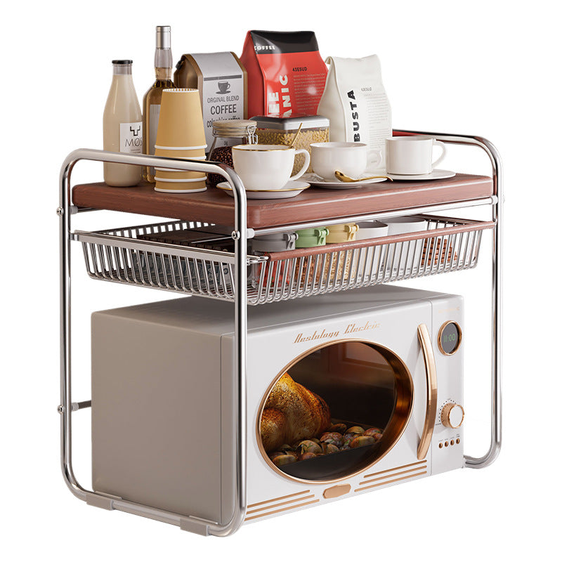 Carbon steel kitchen shelf, extendable