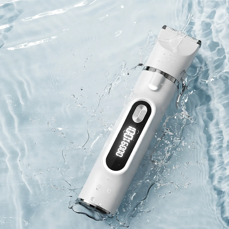 Electric pet hair clipper, rechargeable, for dogs and cats