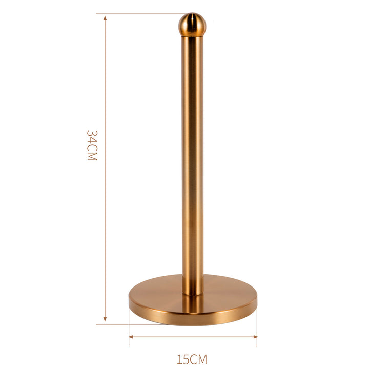 Stainless steel kitchen roll holder