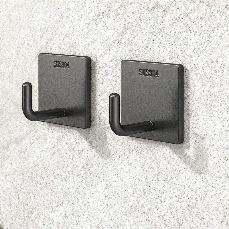 Stainless steel adhesive hooks with strong hold