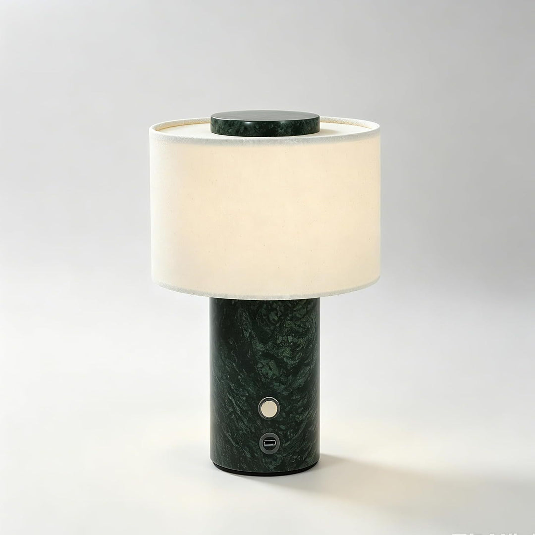Marble table lamp with touch switch