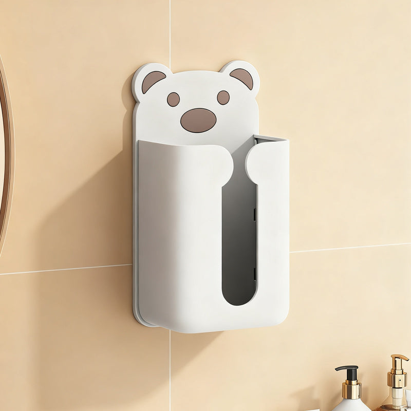 Wall-mounted paper towel holder, plastic