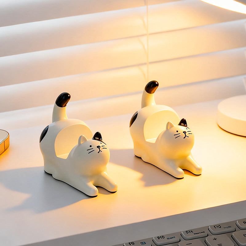 Cat mobile holder for standing