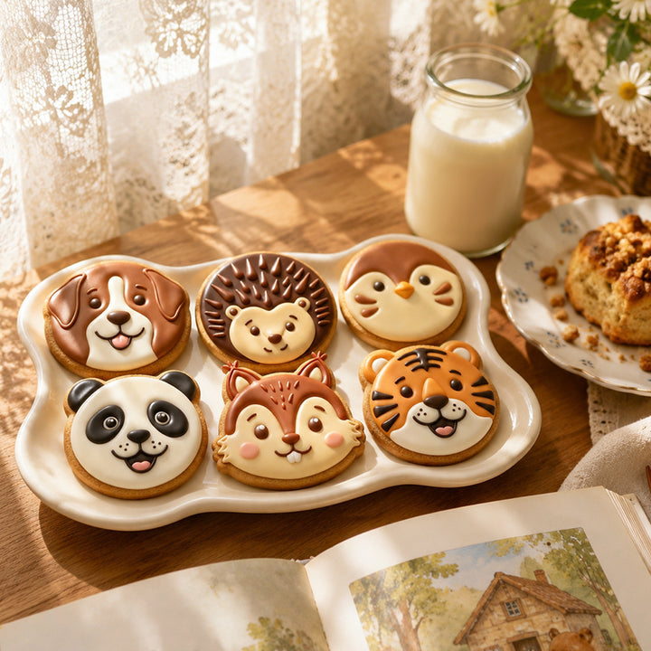 Cookie cutters plastic, various designs