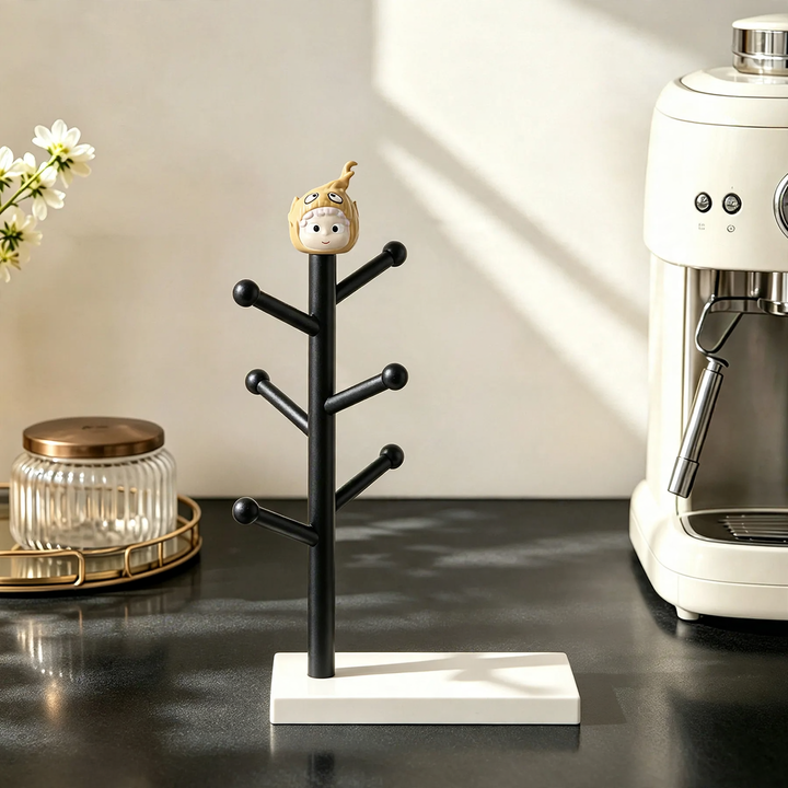 Tree-shaped cup rack made of ABS plastic