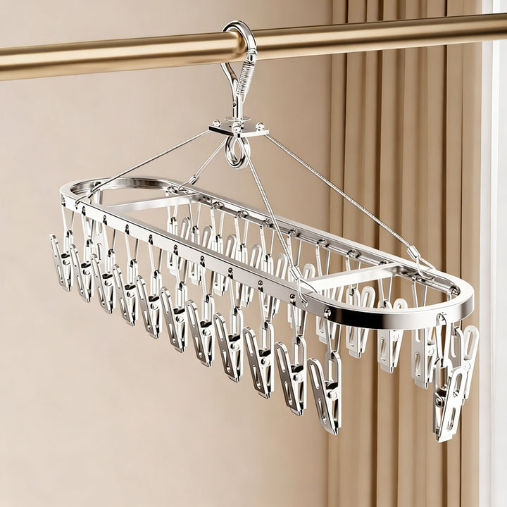 Sock dryer with aluminum frame