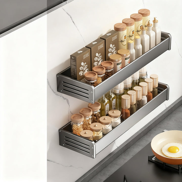 Stainless Steel Kitchen Wall Shelf
