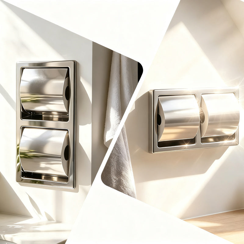 Stainless Steel Toilet Paper Holder for Wall