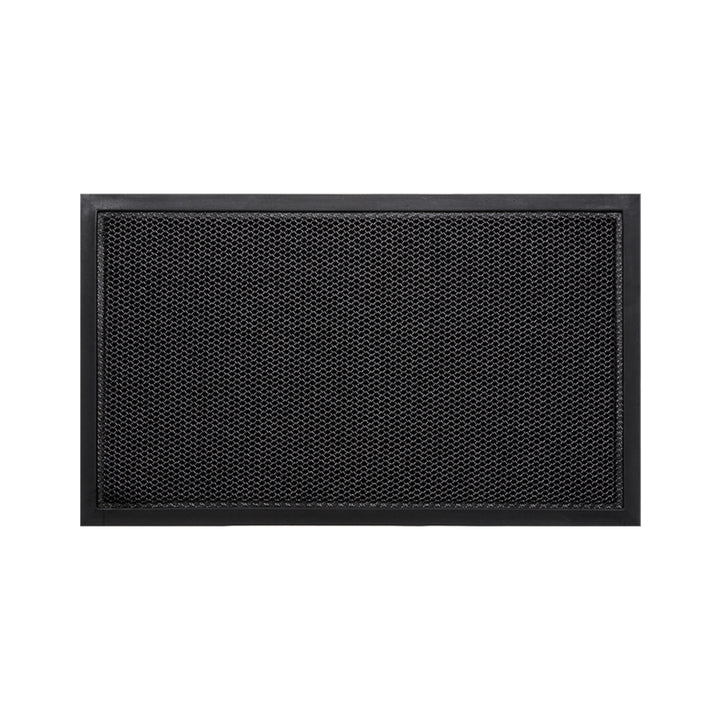 Entrance mat made of polyester fiber, machine-woven
