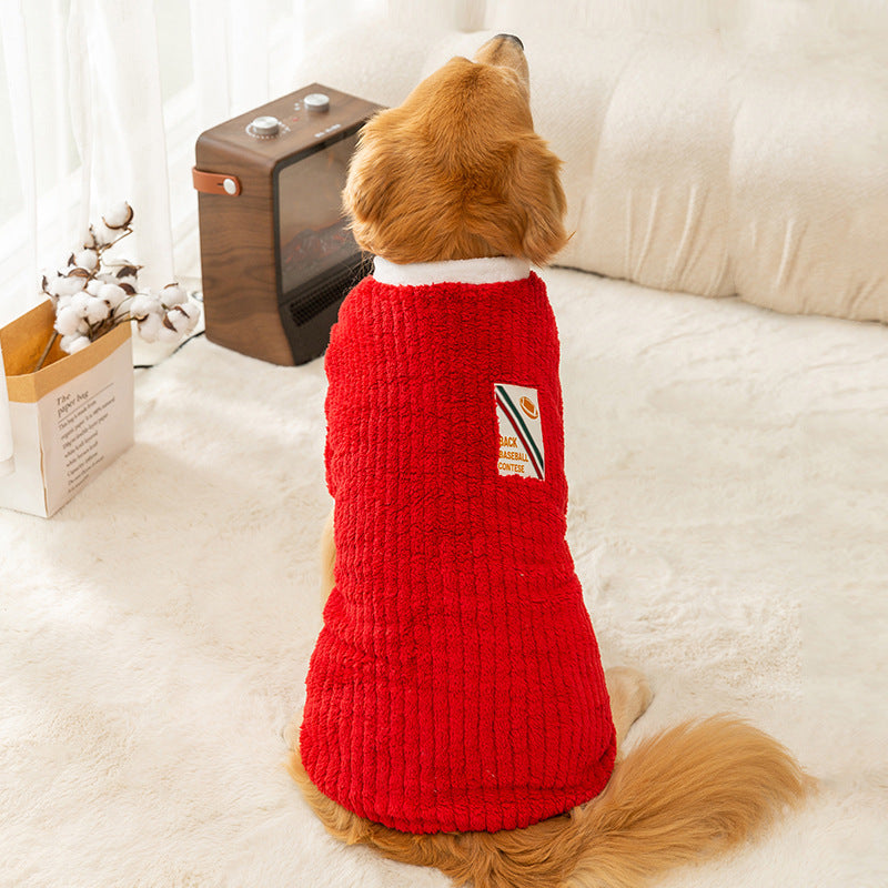 Pet Fleece Pullover, two-armed, Autumn and Winter