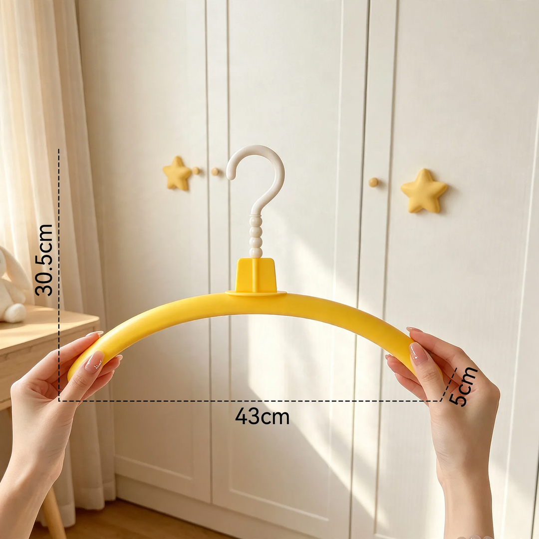 Clothes hanger, cartoon design, non-slip, ABS