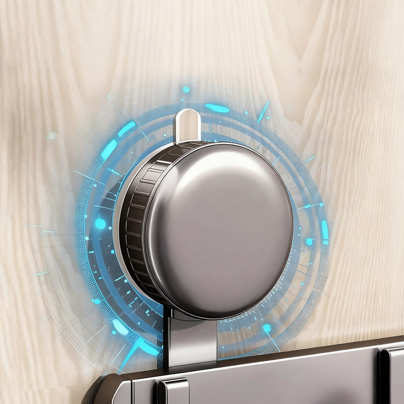 Aluminum suction cup wall hook, modern