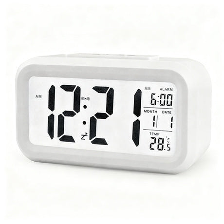 Digital Alarm Clock Light with LED Display
