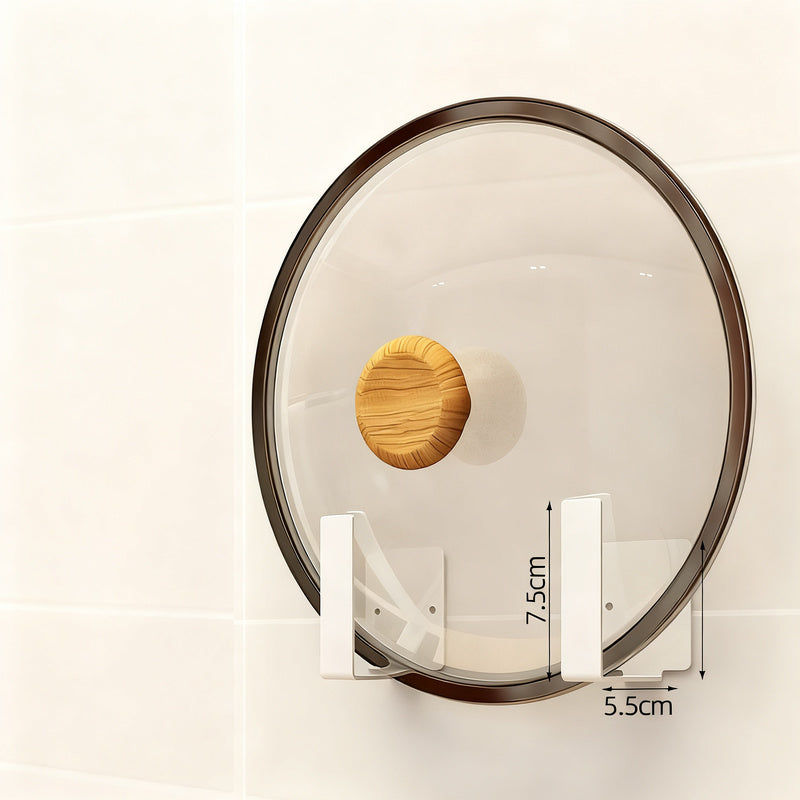 Aluminum wall shelf, drill-free, for kitchen