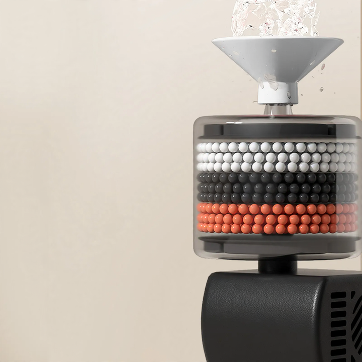 Ceramic water dispenser for cats and dogs with circulation